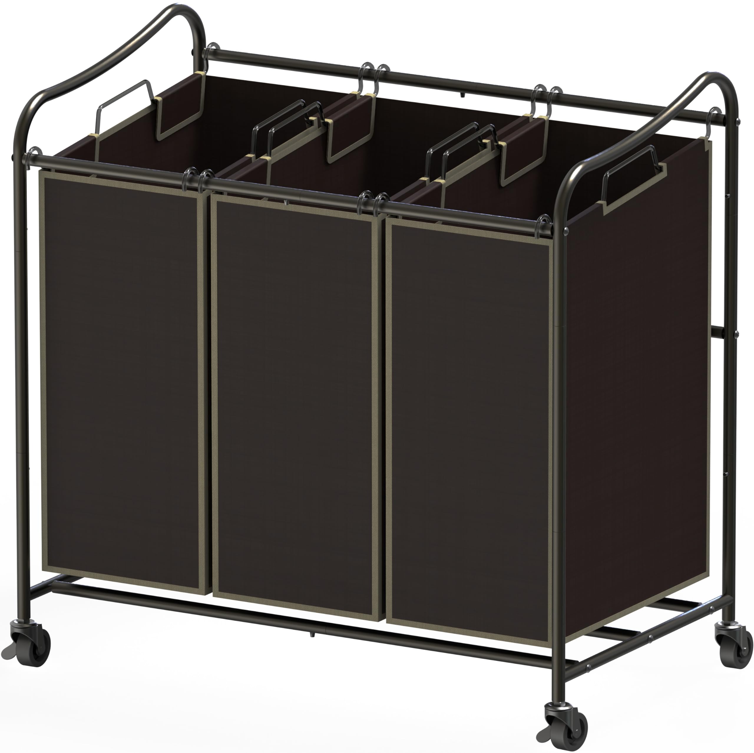 Amazon.com: Simple Houseware Heavy Duty 3-Bag Laundry Sorter